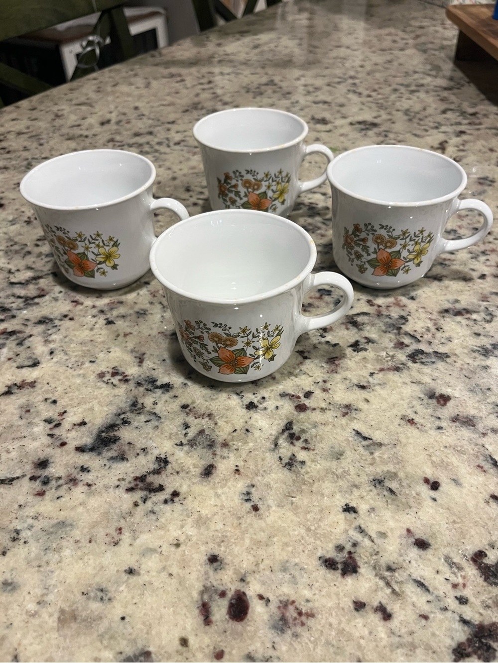 VTG Corelle Indian Summer Coffee Cup Set(4)